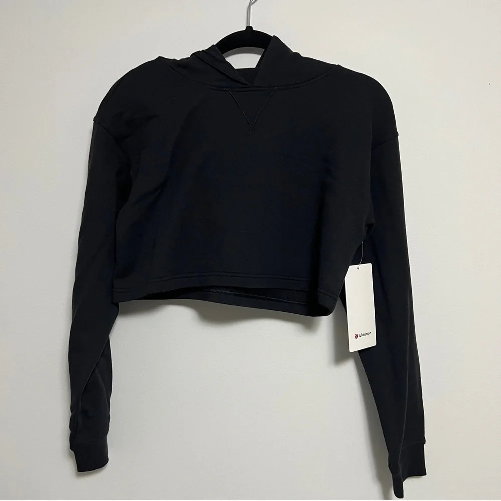 🆕 Lululemon All Yours Cropped Hoodie - Black